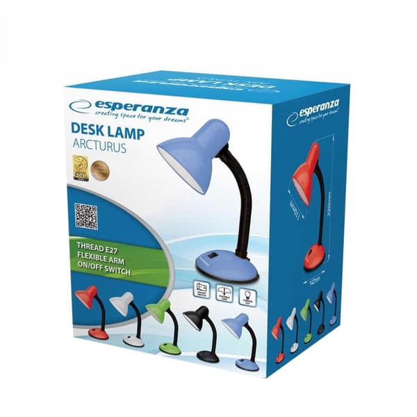 Esperanza - Skrivebordslampe, justerbar arm - svart