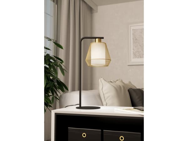 EGLO CITADEL BORD E27 SORT/BM