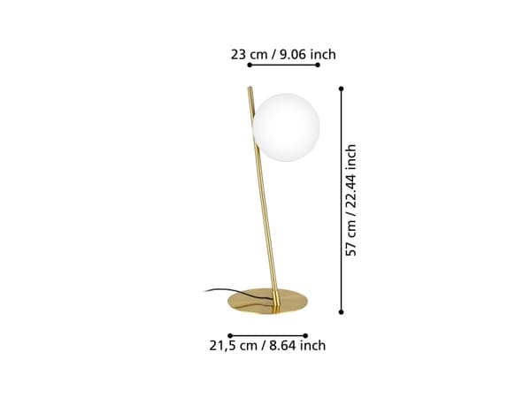 EGLO RONDO 4 BORD E27 BM/OPAL