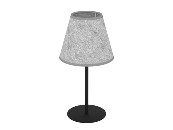 EGLO ALSAGER BORD E27 SORT/GRÅ