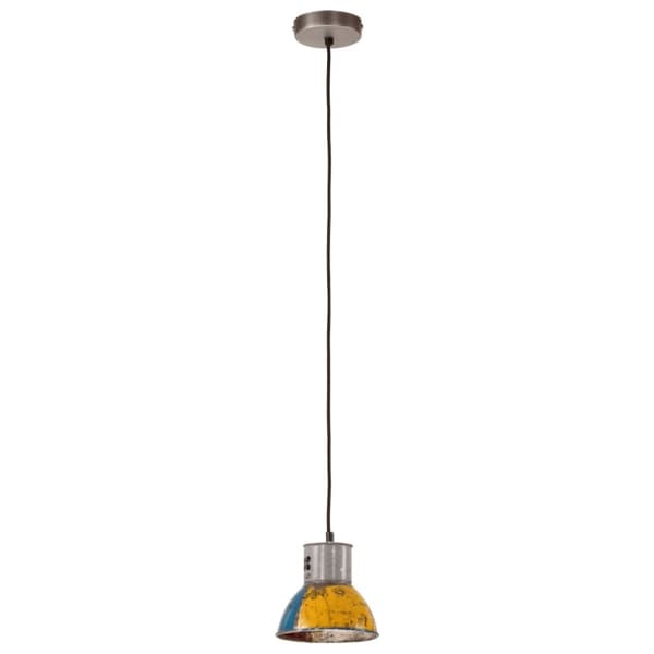 vidaXL industriel hængelampe 17 cm E27 25 W rund flerfarvet