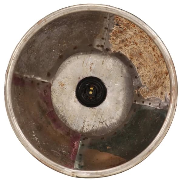 vidaXL industriel hængelampe 30 cm E27 25 W rund flerfarvet