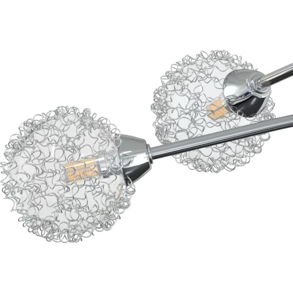 vidaXL Kattovalaisin verkkolankavarjostimilla 5 G9 LED-valoille