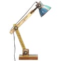 Miniatyrbillede 4 af 10: vidaXL industriel bordlampe 23x18x95 cm E27 rund flerfarvet