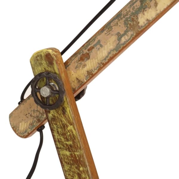 vidaXL industriel bordlampe 23x18x95 cm E27 rund flerfarvet