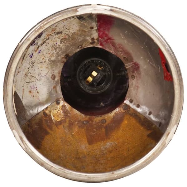 vidaXL industriel hængelampe 19 cm E27 25 W rund flerfarvet