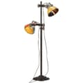 Miniatyrbillede 3 af 10: vidaXL gulvlampe med 2 lampeskærme E27 flerfarvet