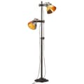 Miniatyrbillede 1 af 10: vidaXL gulvlampe med 2 lampeskærme E27 flerfarvet