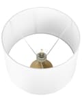 Miniatyrbillede 5 af 9: Bordlampe Beige Keramik ø 40 x 64 cm Moderne Natbordslampe med Empire Lampeskærm Farverig Lampefod Sengelampe Bord Lampe til Natbord
