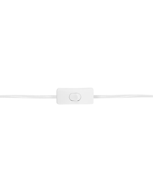 Bordlampe Lys Beige og Blå Keramik 41 cm Hvid Kegleskærm Håndlavet Sengebord Stue Soveværelsesbelysning