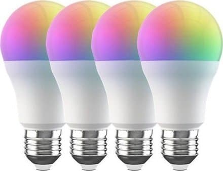 BroadLink Smart wifi LED-lampa RGB Broadlink LB4E27 (4-pack)