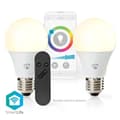 Pikkukuva 5 / 9: Nedis WIFILRC20E27 Smartlife Multicolour Polttimo Wi-fi E27 806 Lm 9 W RGB / Lämmin tai kylmä valkoinen Android&trade; / Ios Peer