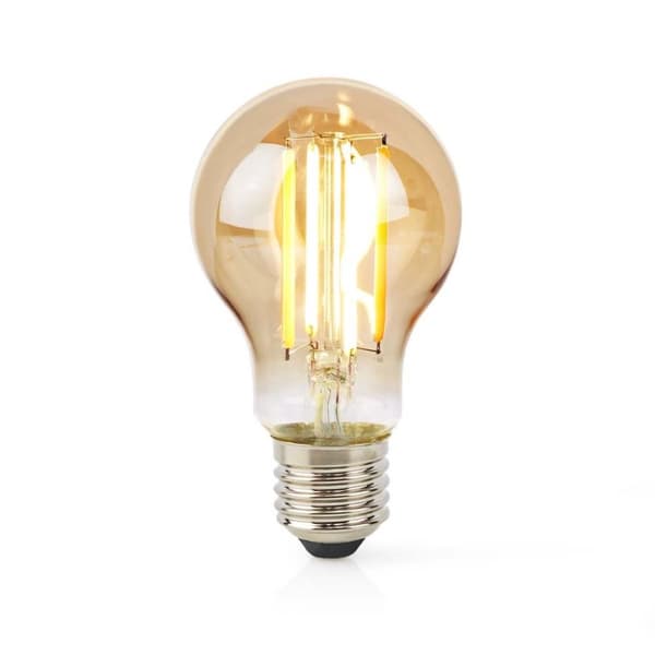 Nedis WIFILRF10A60 Smartlife Led Filament Pære Wi-fi E27 806 Lm 7 W Varmt hvidt glas Android&trade; / Ios Peer