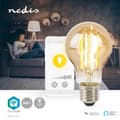 Miniatyrbillede 2 af 8: Nedis WIFILRF10A60 Smartlife Led Filament Pære Wi-fi E27 806 Lm 7 W Varmt hvidt glas Android&trade; / Ios Peer
