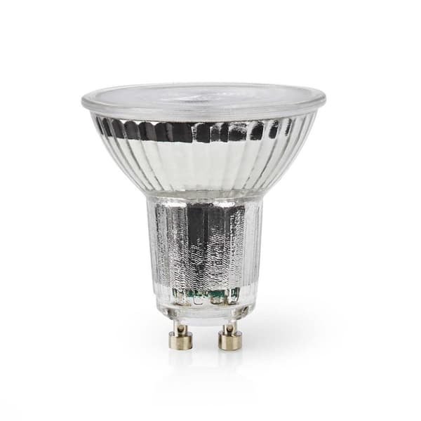 Nedis WIFILRC10GU10 Smartlife Flerfärgad glödlampa Wi-Fi Gu10 345 Lm 4,9 W RGB / Varm till kall vit Android&trade; / iOS Par16