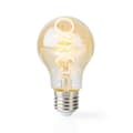 Miniatyrbild 2 av 6: Nedis WIFILT10GDA60 Wi-Fi varm till kall vit LED-glödlampa Twisted E27 A60 5,5 W 350 Lm