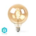 Pikkukuva 1 / 6: Nedis WIFILT10GDG125 Wi-Fi, lämpimästä viileään valkoinen LED-hehkulamppu, kierretty E27 G125 5,5 W 350 Lm