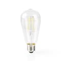 Miniatyrbild 2 av 6: Nedis WIFILF10WTST64 Wi-fi Smart Led Glödlampa E27 St64 5 W 500 Lm