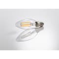 Miniatyrbillede 3 af 3: Xavax Led Filament E14 470lm Rep. 40W stearinlyslampe Varm hvid Klar Dim.