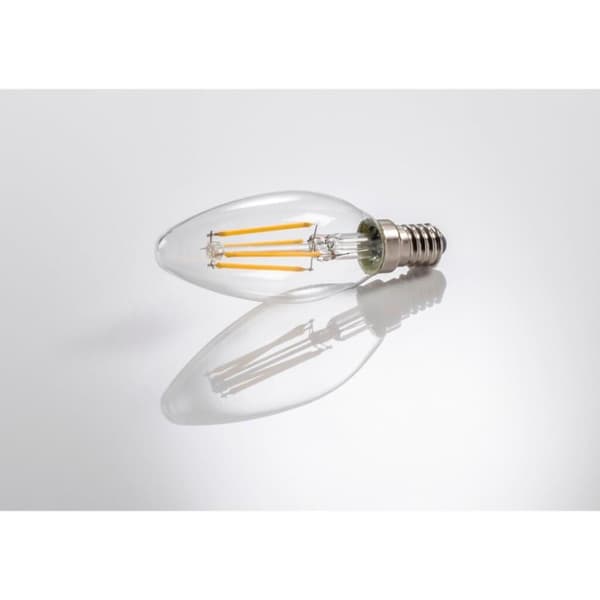 Xavax Led Filament E14 470lm Rep. 40W stearinlyslampe Varm hvid Klar Dim.