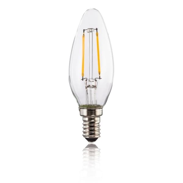 Xavax LED Filament E14 250lm erstatter 25W stearinlyspære Varm hvid Klar