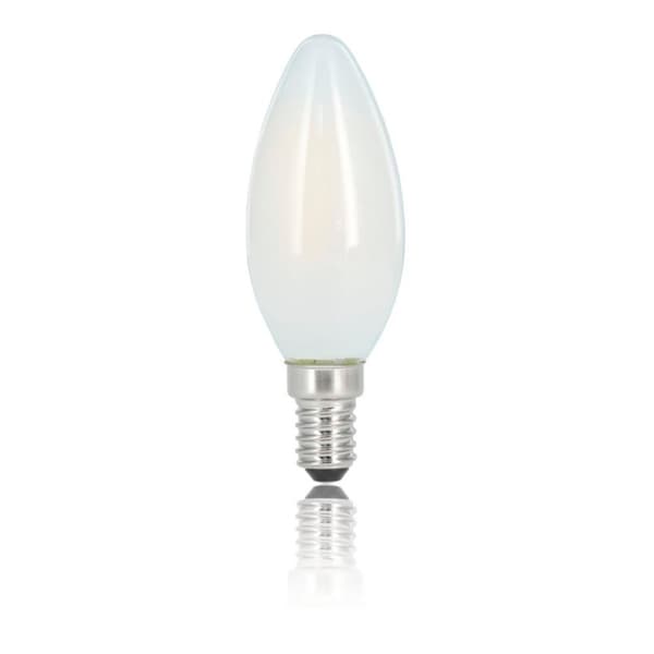 Xavax LED Filament E14 470lm erstatter 40W stearinlyspære mat varm hvid