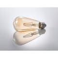 Miniatyrbillede 3 af 3: Xavax LED Filament E27 685lm erstatter 53W vintage pære, der kan dæmpes Amber Varm hvid