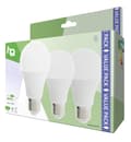 Miniatyrbillede 3 af 5: HQ HQLE27A603P02 Led pære 3 stk. E27 A60 9 W 806 Lm 2700 K