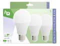 Miniatyrbillede 4 af 5: HQ HQLE27A603P02 Led pære 3 stk. E27 A60 9 W 806 Lm 2700 K