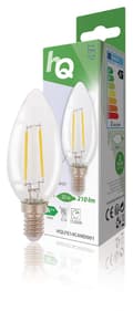 Miniatyrbillede 1 af 5: HQ HQLFE14CAND001 Led Retro Filament Pære E14 stearinlys 2 W 210 Lm 2700 K