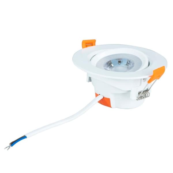 Xavax LED infälld spotlight Set om 3 7W 450lm Ljusfärg: Varmvit Armatur: Vit