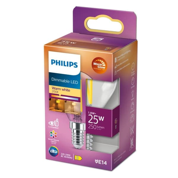 Philips Led Classic 25w P45 E14 Cl Wgd90 Srt4 Belysning