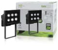 Miniatyrbillede 1 af 3: Ranex Xq-1011 Sort Aluminium Led (6x) Udendørs lampe