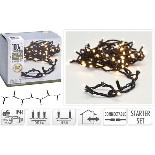 SIAConnectable Christmas Lights Starter Set 100 LEDs 10M IP44