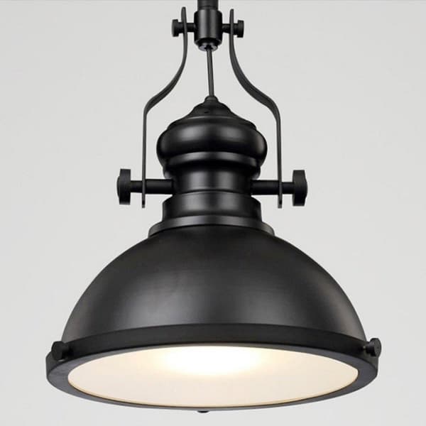 Homestyle Pro MK102-WB Industriel hængelampe 32x35 cm Sort/Hvid/Metal