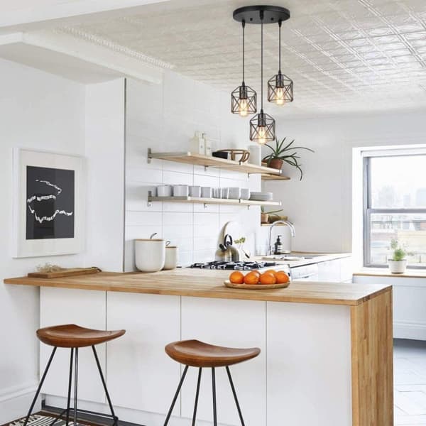 Homestyle Pro MK019-B teollisuusriippuvalaisimet musta/metallinen