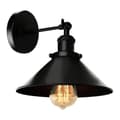 Miniatyrbild 1 av 4: Homestyle Pro MK023-B Industrivägglampa 22 cm Svart/Metal