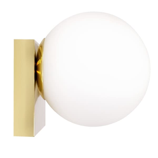 VÄGGLAMPA VÄGGLAMPA GLASKULA APP1009-1W GULD