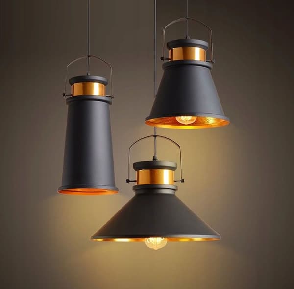 LOFTSLAMPE ASTI B SORT
