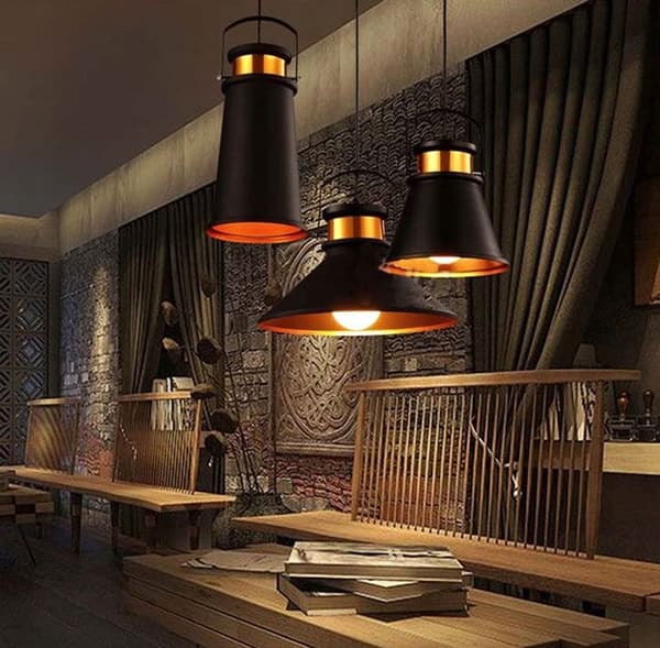 LOFTSLAMPE ASTI B SORT