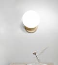 Miniatyrbild 5 av 6: VÄGGLAMPA VÄGGLAMPA GLASKULA APP950-1W GULD