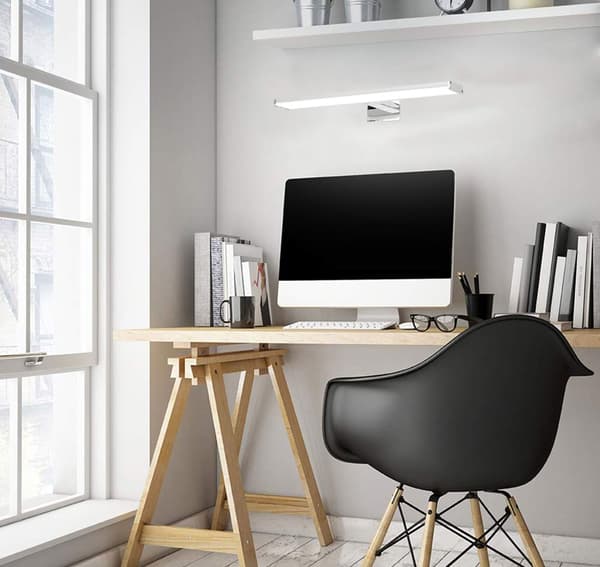 LED BADEVÆRELSESLAMPE OVER SPEJL 12W 60CM APP369-1W KROM