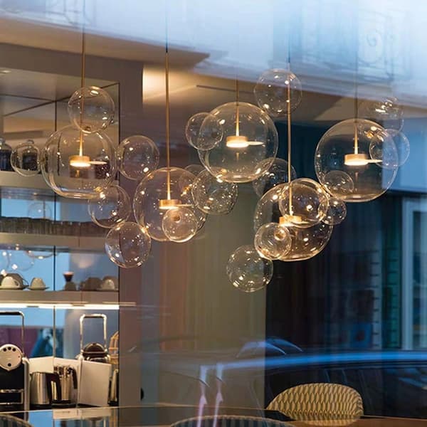 TAK HÄNGANDE LAMPA GLAS SFÄRER APP650-CP