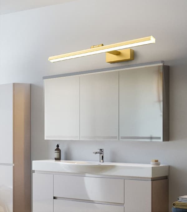 VÆGLAMPE LED GULD 60CM APP834-1W