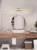 Miniatyrbillede 2 af 7: VÆGLAMPE LED GULD 60CM APP834-1W