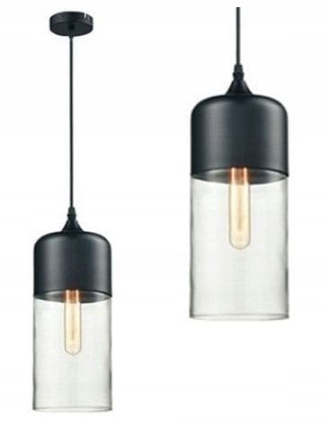 LOFT GLAS VEDHÆNG LAMPE ZENITH B SORT