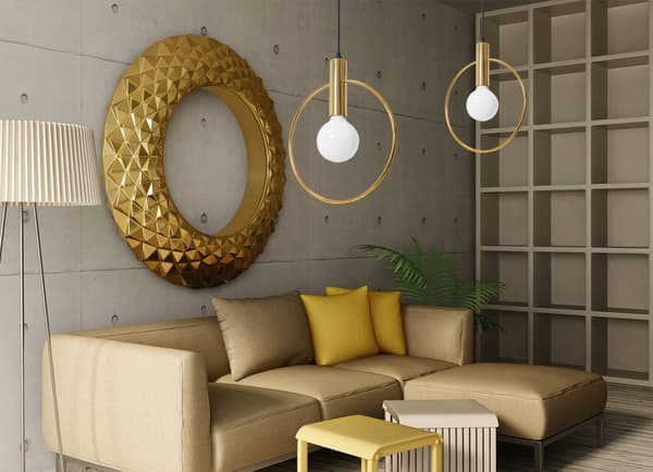 TAK HÄNGANDE LAMPA APP485-1CP GULD