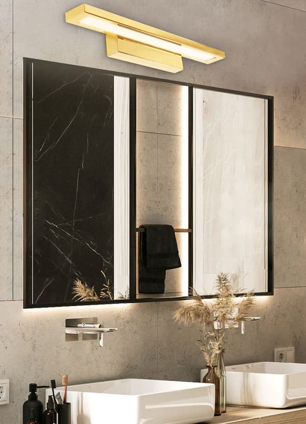VÆGLAMPE LED GULD 80CM APP838-1W
