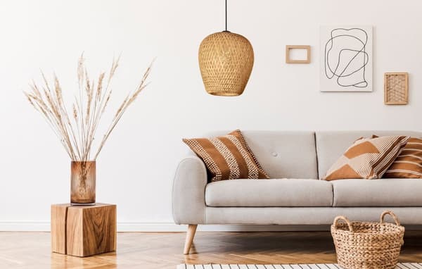 TAK HÄNGANDE LAMPA BOHO NATURLIG APP885-1CP