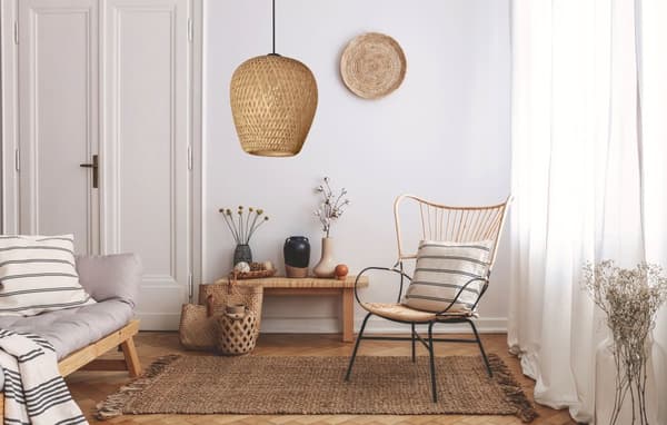 TAK HÄNGANDE LAMPA BOHO NATURLIG APP885-1CP